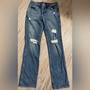 Hollister Distressed Blue Jeans